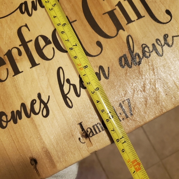 Every Good and Perfect gift Bible sign - Picture 3 of 4